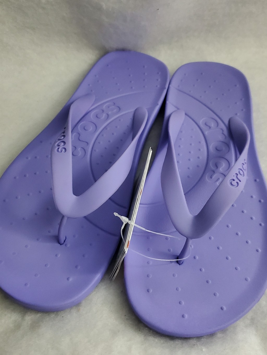 Nwt Crocs UnisexAdult FlipFlop Purple W10